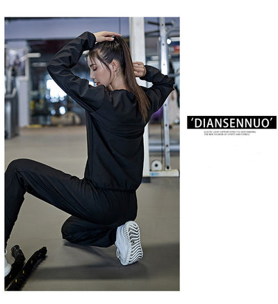 Conjunto de Sudadera Mujer Cuello Redondo Manga Larga Oversize - Image 14