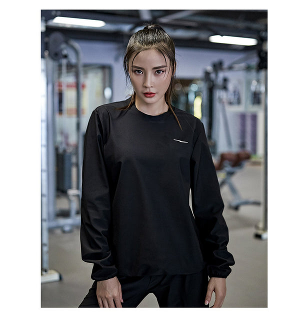 Conjunto de Sudadera Mujer Cuello Redondo Manga Larga Oversize - Image 2
