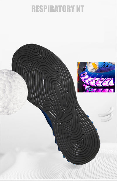Zapatillas Deportivas para Hombre con Amortiguación de Impacto y Suela Reflectante - Image 13