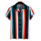 Camisa Casual de Hombre con Cuello Solapa y Estampado