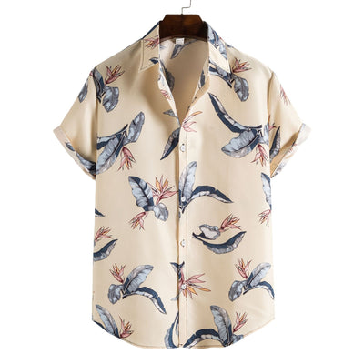 Camisa Casual de Hombre con Cuello Solapa y Estampado - Image 5
