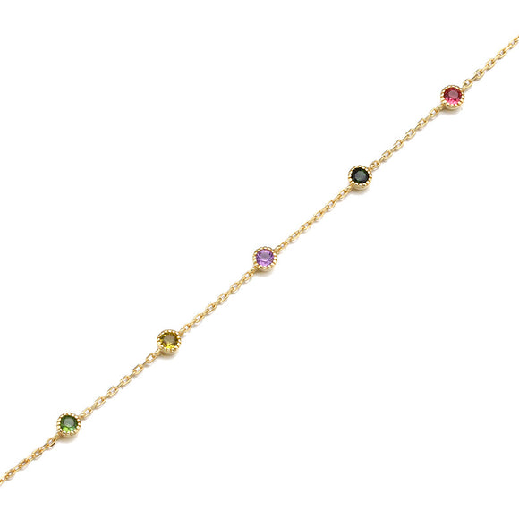 Pulsera de Plata Esterlina 925 con Turmalina - Diseño Elegante y Versátil para Mujer