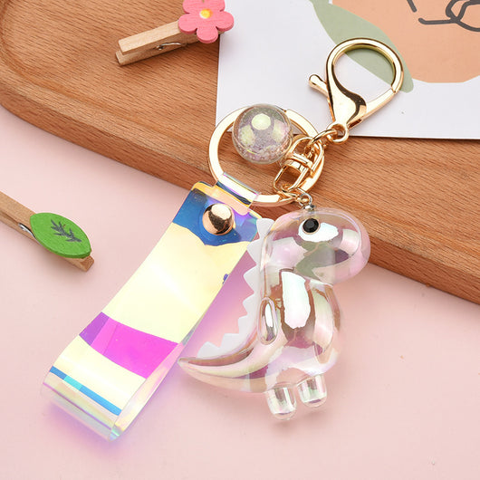 Llavero Dinosaurio Adorable de Acrílico - Accesorio para Parejas - Image 11