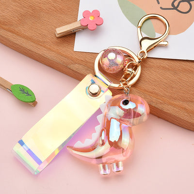 Llavero Dinosaurio Adorable de Acrílico - Accesorio para Parejas - Image 5
