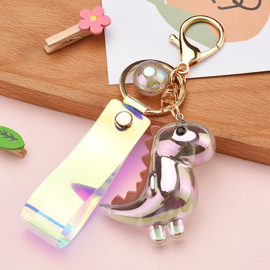 Llavero Dinosaurio Adorable de Acrílico - Accesorio para Parejas