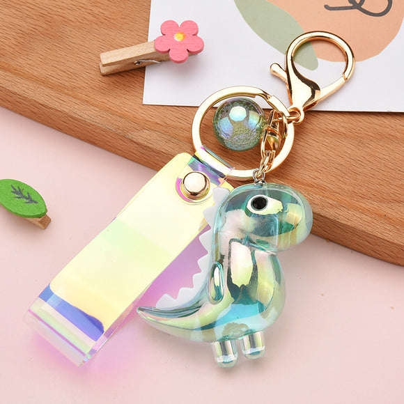 Llavero Dinosaurio Adorable de Acrílico - Accesorio para Parejas