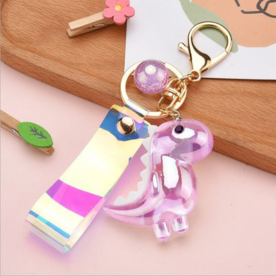 Llavero Dinosaurio Adorable de Acrílico - Accesorio para Parejas - Image 6