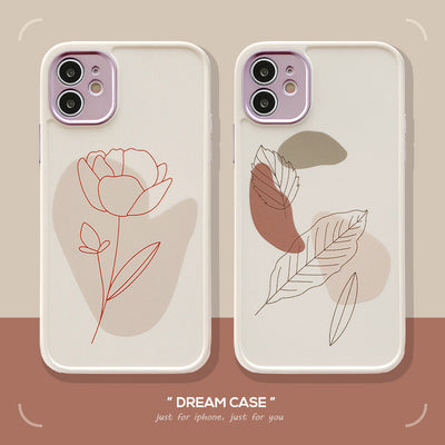 Funda para Celular con Diseño Vintage de Flores y Hojas - Image 8