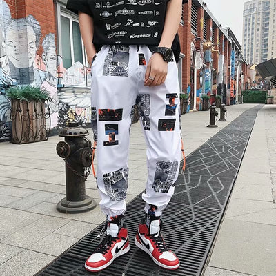Pantalones Cortos Cropped Hip-Hop para Verano - Image 4