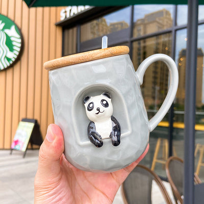 Taza Térmica Shiba Inu con Tapa y Relieve 3D - Vaso para Oficina - Image 6