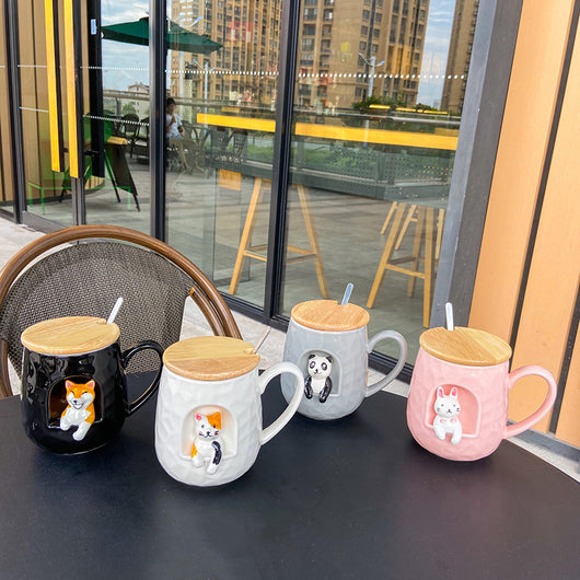 Taza Térmica Shiba Inu con Tapa y Relieve 3D - Vaso para Oficina - Image 9