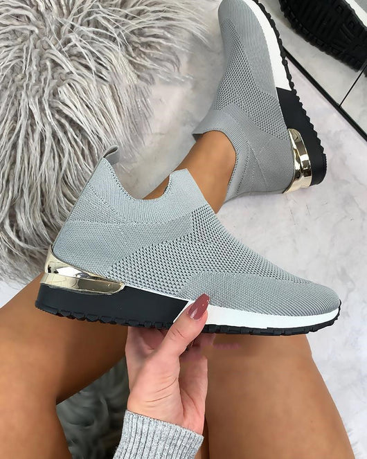 Zapatos Deportivos Elásticos Talla Grande para Mujer - Modelos Europeos de Importación - Image 11