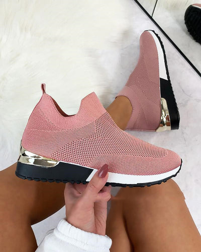 Zapatos Deportivos Elásticos Talla Grande para Mujer - Modelos Europeos de Importación - Image 3