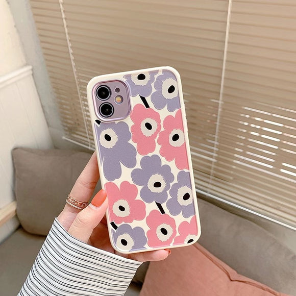 Funda Protectora de Teléfono Flor Amarilla con Protección Antigolpes