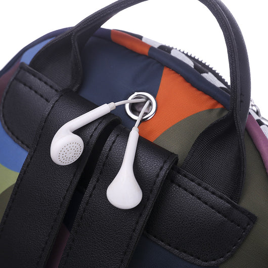 Mochila de Viaje Casual Coreana para Mujer con Estampado Fashion y Múltiples Funciones - Image 4