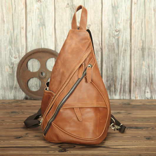 Bolsa de Pecho de Cuero Genuino para Hombre LACHIOUR - Image 5