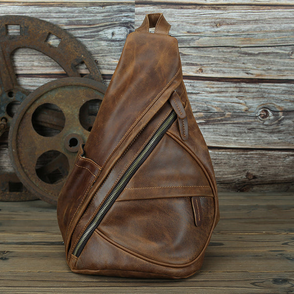Bolsa de Pecho de Cuero Genuino para Hombre LACHIOUR - Image 3
