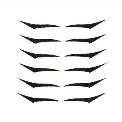 Adhesivos de Sombra y Delineador Reutilizables - Maquillaje de Ojos Grandes Natural