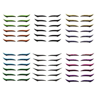 Adhesivos de Sombra y Delineador Reutilizables - Maquillaje de Ojos Grandes Natural - Image 6