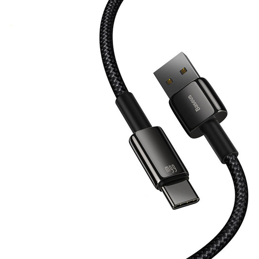 Cable USB C Baseus 66W Carga Rápida 5A 6A