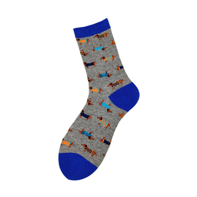 Calcetines Estampados para Parejas - Diseño Perros Cartoon Divertidos - Image 3
