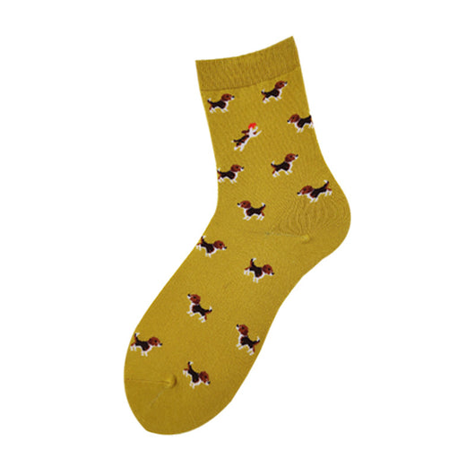 Calcetines Estampados para Parejas - Diseño Perros Cartoon Divertidos - Image 7