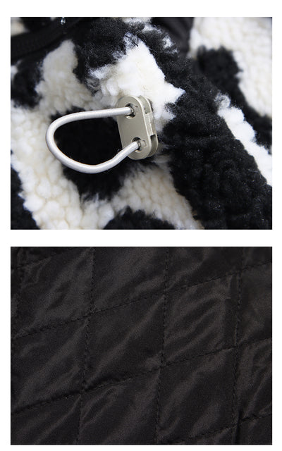 Abrigo de Lana Gruesa Estampado Animal Multicolor para Hombre y Mujer - Image 6