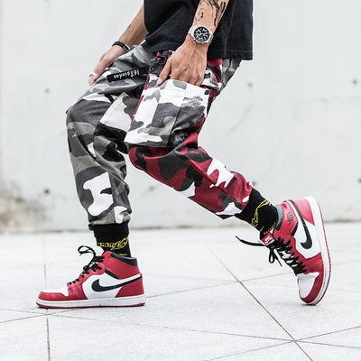 Pantalones Cargo Estilo Harajuku con Múltiples Bolsillos - Diseño Hip-hop Urbano - Image 5