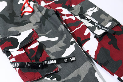 Pantalones Cargo Estilo Harajuku con Múltiples Bolsillos - Diseño Hip-hop Urbano - Image 4