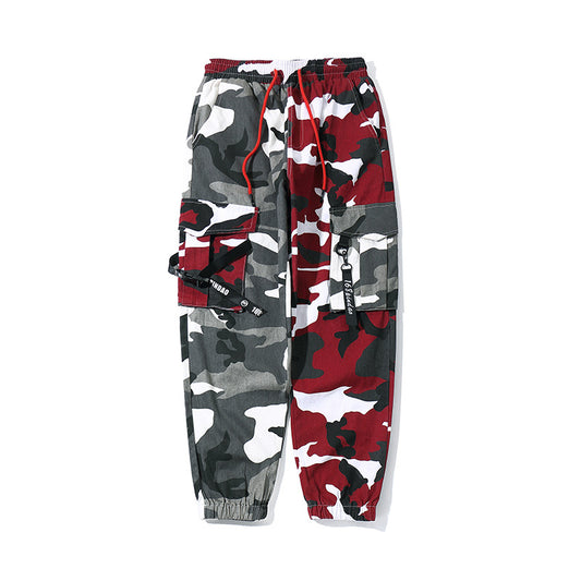 Pantalones Cargo Estilo Harajuku con Múltiples Bolsillos - Diseño Hip-hop Urbano - Image 2