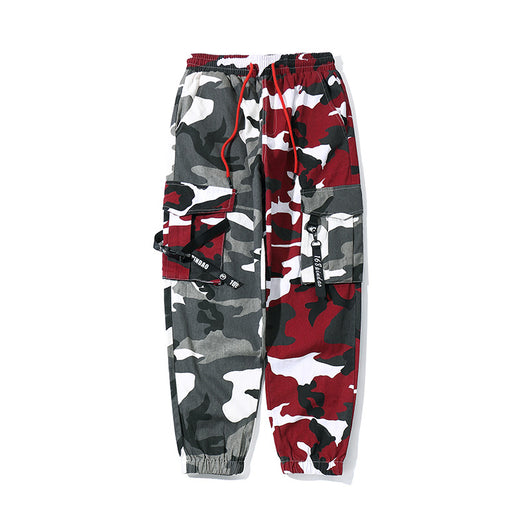 Pantalones Cargo Estilo Harajuku con Múltiples Bolsillos - Diseño Hip-hop Urbano - Image 2