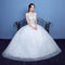 Vestido de Novia Rojo con Encaje de Diamantes y Doble Escote