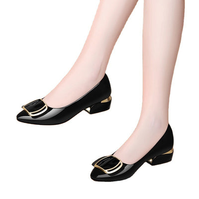 Zapatos Mary Jane de Tacón Medio en Cuero Suave - Image 14