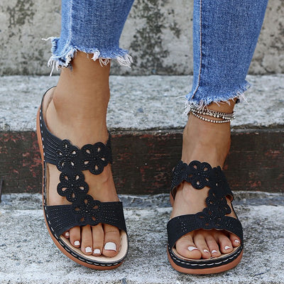 Pantuflas Casuales con Tacón Inclinado y Brillantes - Image 14
