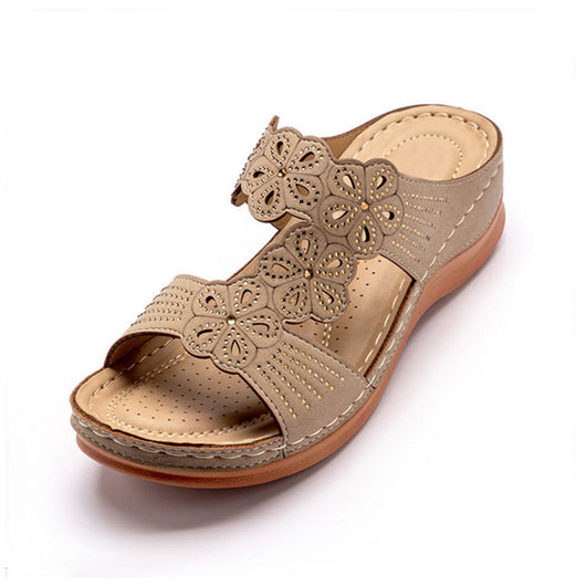 Pantuflas Casuales con Tacón Inclinado y Brillantes - Image 16