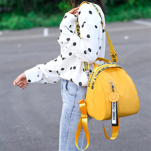 Mochila de Viaje Casual Coreana para Mujer con Estampado Fashion y Múltiples Funciones - Image 15