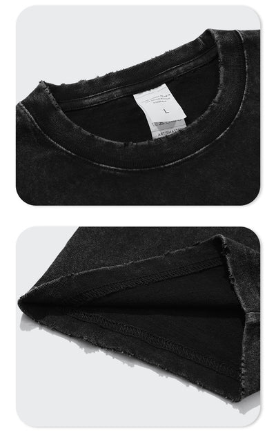 Camiseta Oversize de Algodón Puro con Estampado Grande para Hombre - Image 3