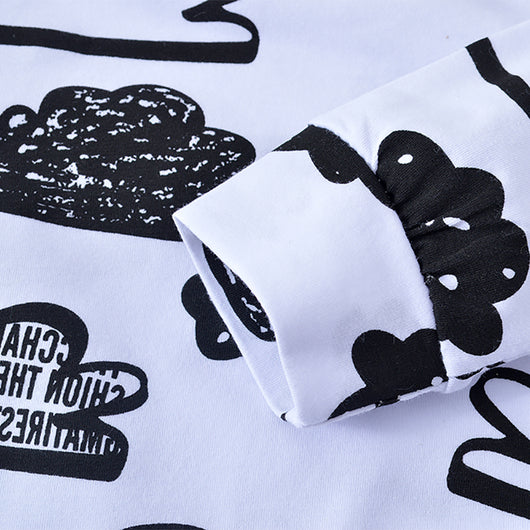 Conjunto de 3 Piezas para Bebé con Estampado Nube - Image 4