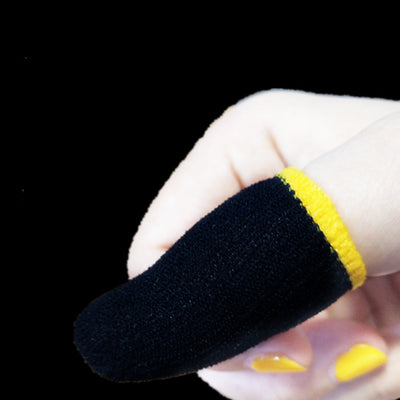 Protectores de Dedos Carbon Fiber para Gaming Negro y Amarillo - Image 2