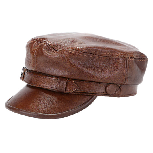 Gorra Estilo Pato de Cuero Genuino para Hombre y Mujer - Image 3