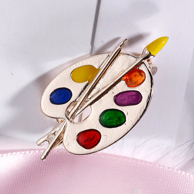 Broche Paleta de Pintor Multicolor Personalizado - Image 6