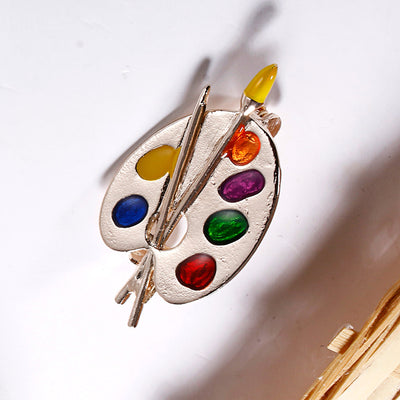 Broche Paleta de Pintor Multicolor Personalizado - Image 10