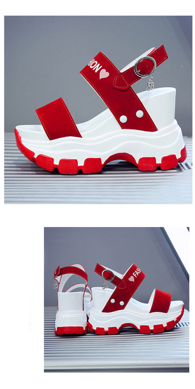 Sandalias de Cuña con Plataforma para Mujer - Tacón de 10cm - Image 10