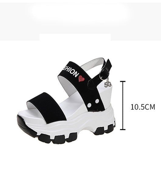 Sandalias de Cuña con Plataforma para Mujer - Tacón de 10cm - Image 5
