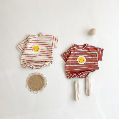 Mono Infantil de Rayas Delgadas para Niños y Niñas