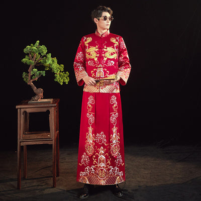 Kimono Bordado para Parejas - Traje Tradicional Chino de Boda - Image 13