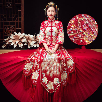 Kimono Bordado para Parejas - Traje Tradicional Chino de Boda - Image 14