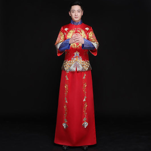 Kimono Bordado para Parejas - Traje Tradicional Chino de Boda - Image 4