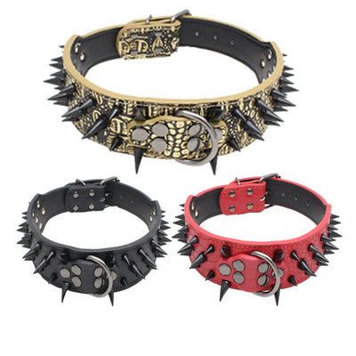 Collar Antiexplosión Reforzado con Remaches Resistente a Mordidas para Perros Grandes - Image 4