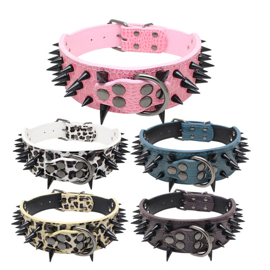 Collar Antiexplosión Reforzado con Remaches Resistente a Mordidas para Perros Grandes - Image 5